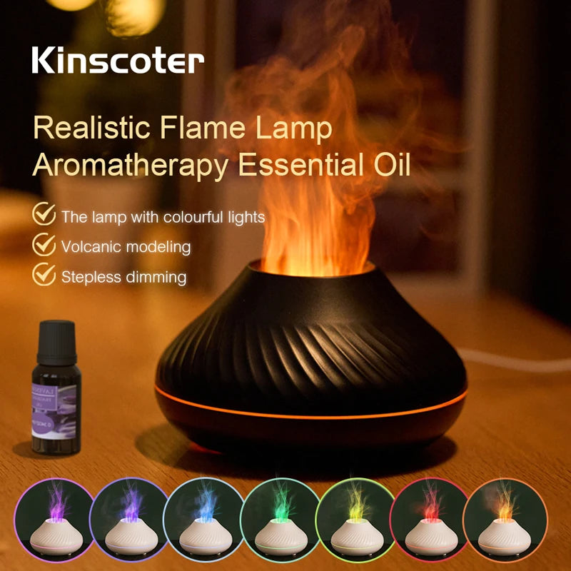 Volcanic USB Aroma Diffuser Essential Oil Lamp 130ml