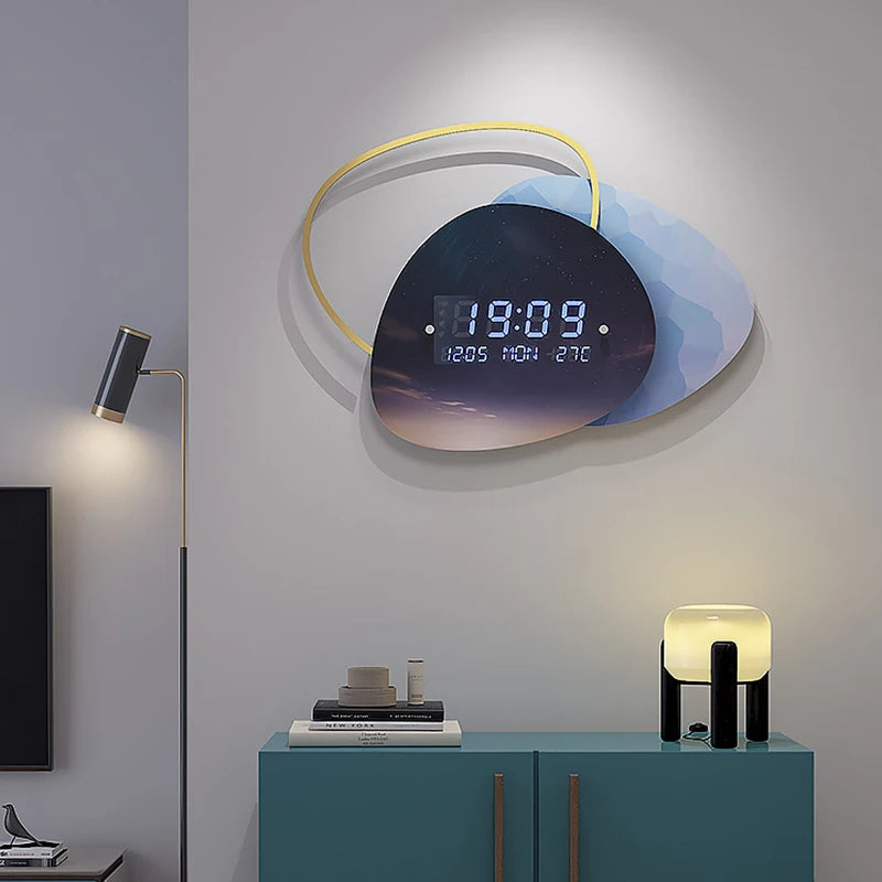 Digital Luxury Decoration Fashion Creative Wall Clock