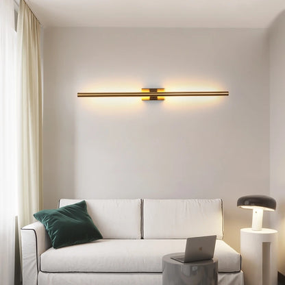 Modern metal tube wall lamps