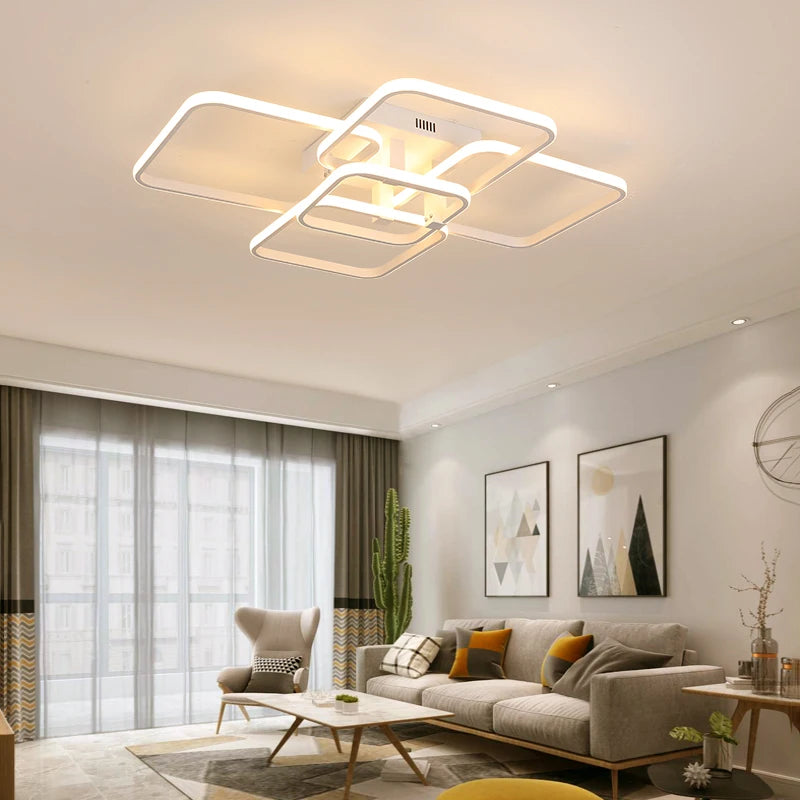 Rectangle Acrylic Aluminum Led Ceiling Lights