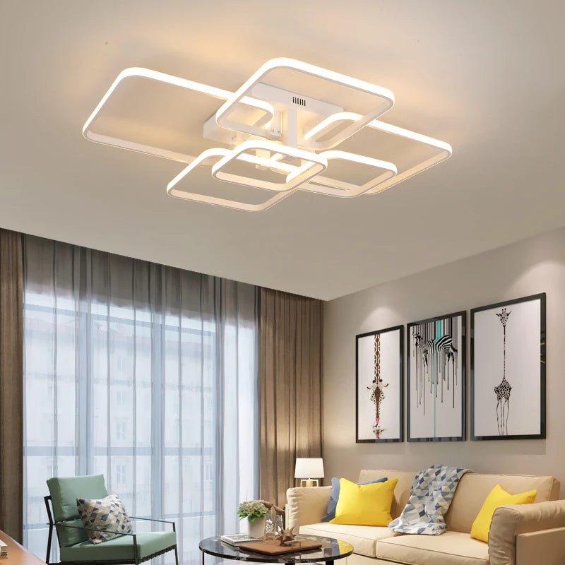 Rectangle Acrylic Aluminum Led Ceiling Lights