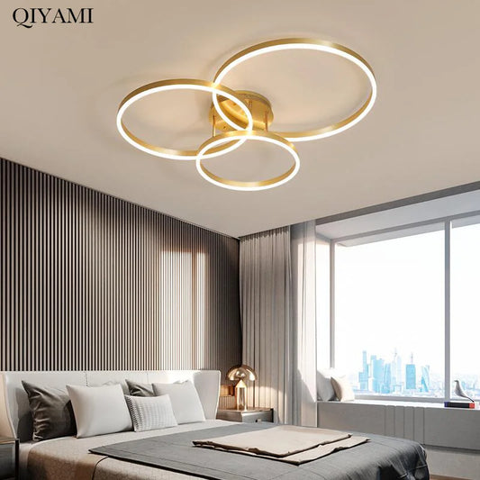 Creative Round Circle Chandeliers