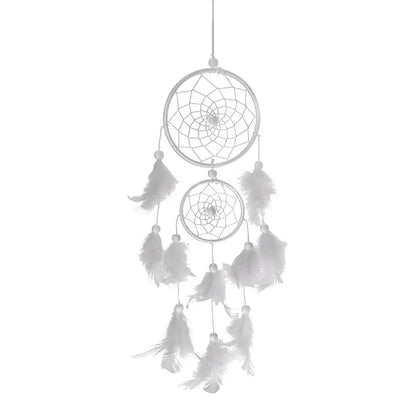 Wind Chimes Handmade Dream Catcher Net With Feathers Gift Christmas Decoration