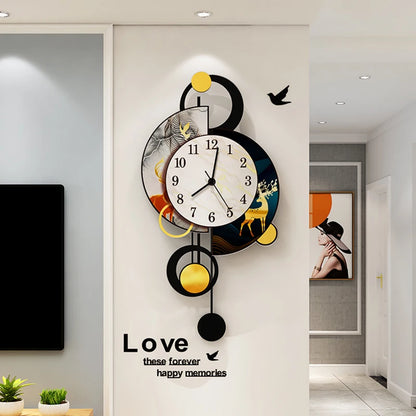 Modern Living Room Wall Clock Decorative