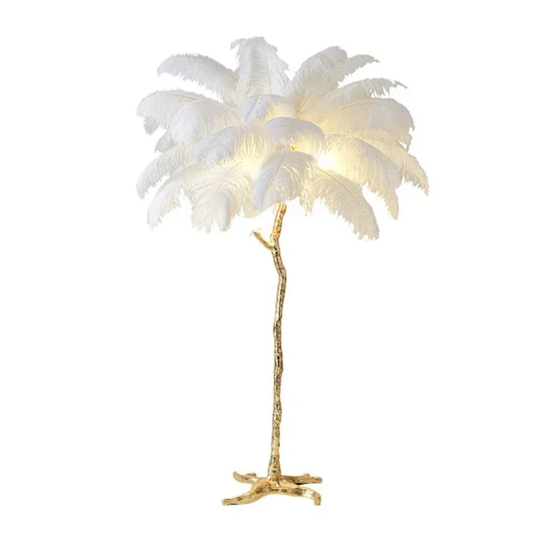 Nordic Feather Floor Lamp Room Decoration