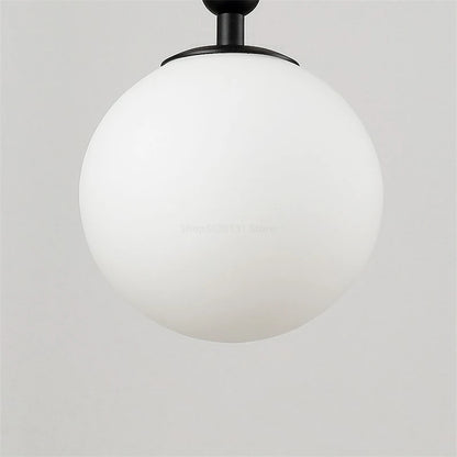 Modern Metal Glass Ball Wall Lamp