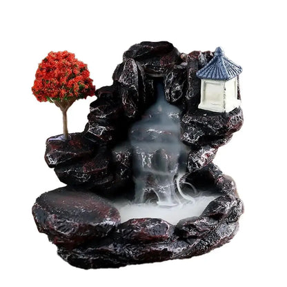 1pcs Waterfall Incense Holder Statue Ornament