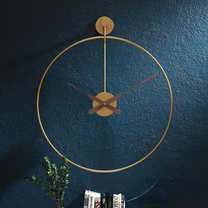 Luxury Kitchen Round Minimalist Wall Clock