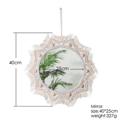 Macrame Decorative Wall Mirror