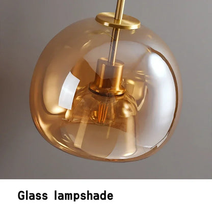 Modern Minimalist Glass Ceiling Light