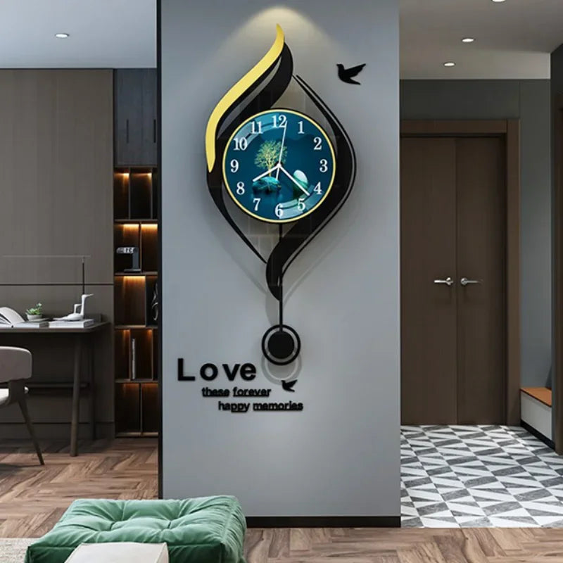 Electronic Large Wall Clock Modern Design