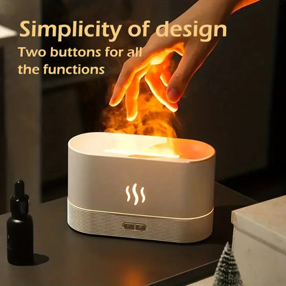 Flame Ultrasonic Aroma Diffuser Air Humidifier