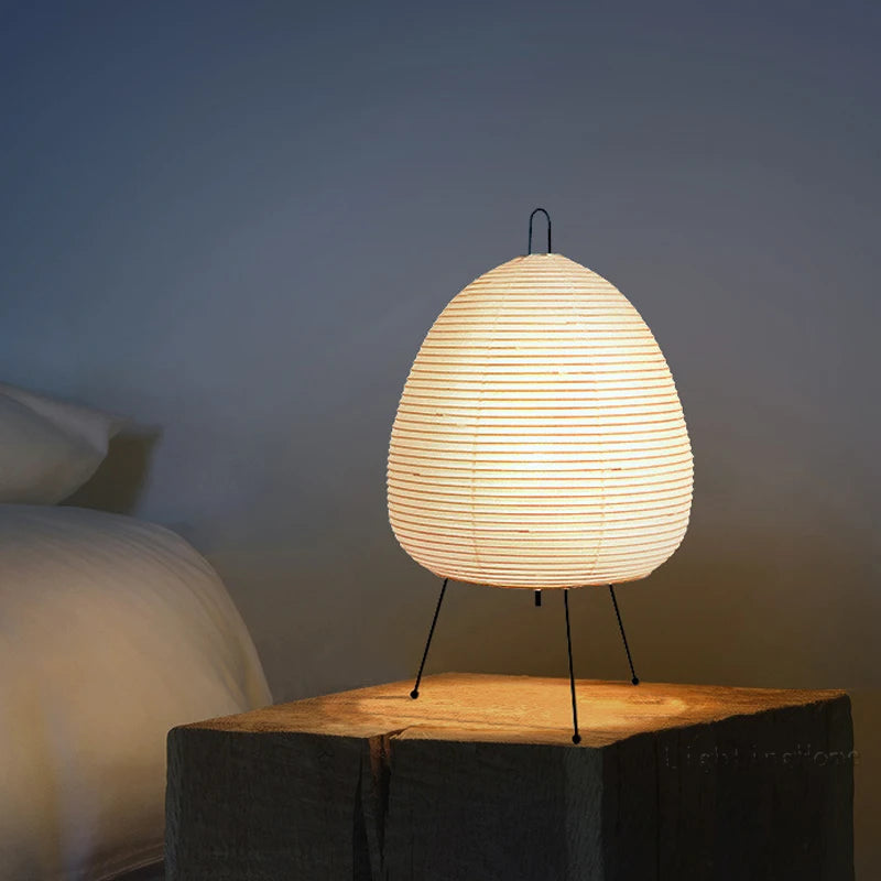 Printed Rice Paper Decoration Table Lamp