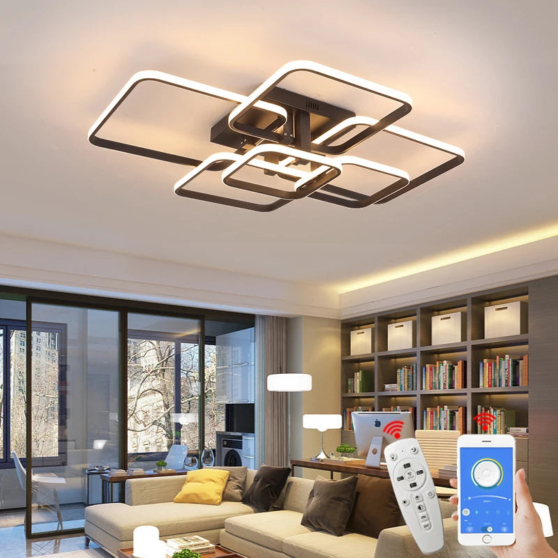 Rectangle Acrylic Aluminum Led Ceiling Lights