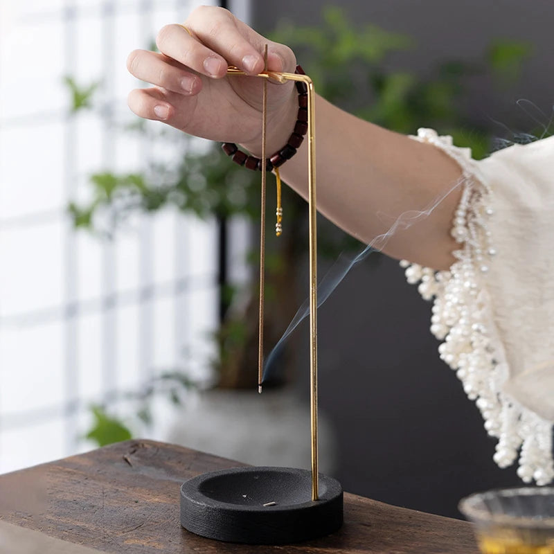 Wooden Incense Holder Stand Upside Down