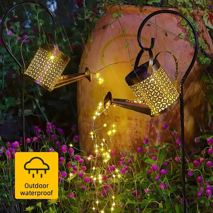 Solar Watering Can Light Outdoor Waterproof