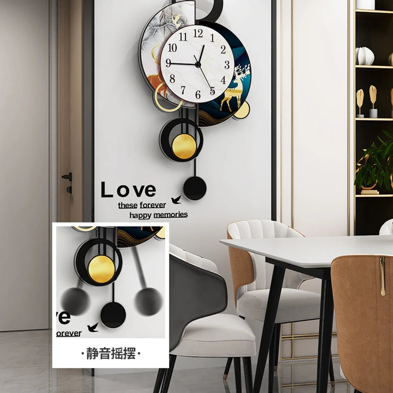 Modern Living Room Wall Clock Decorative