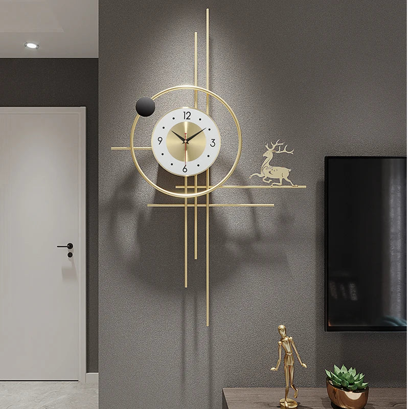 Big Size Luxury Wall Clocks Decor