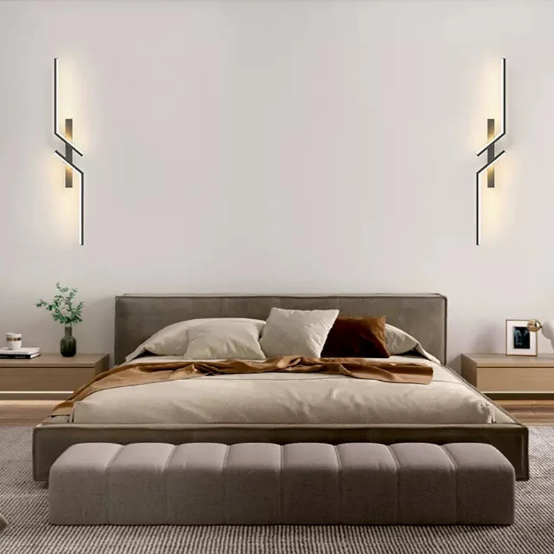 Modern LED Wall Lamp Long Bar Scone Home Decor