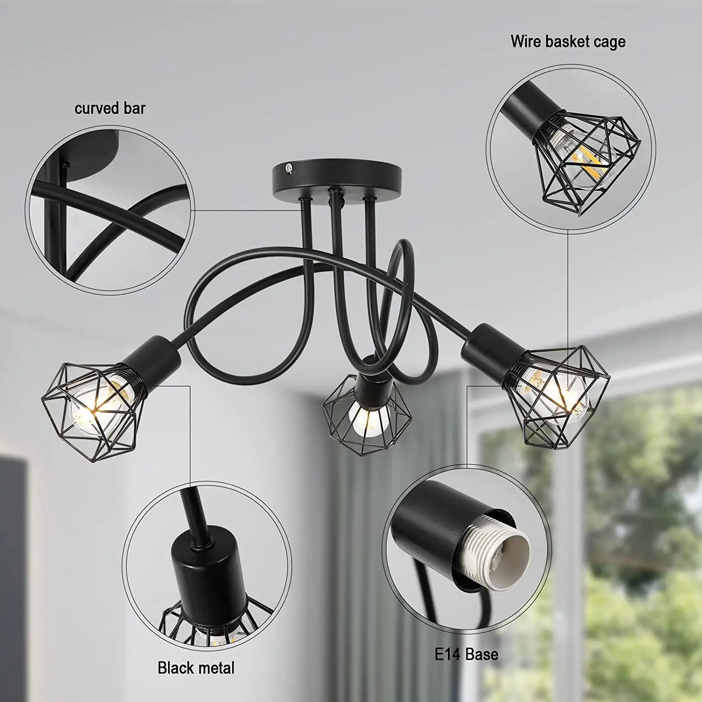 Modern Spider Lamp for Home Decoration