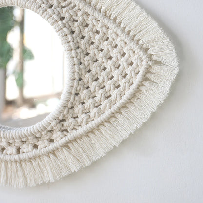 Macrame Mirror Wall Decoration