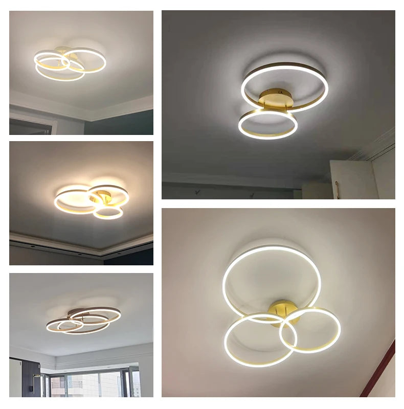 Creative Round Circle Chandeliers