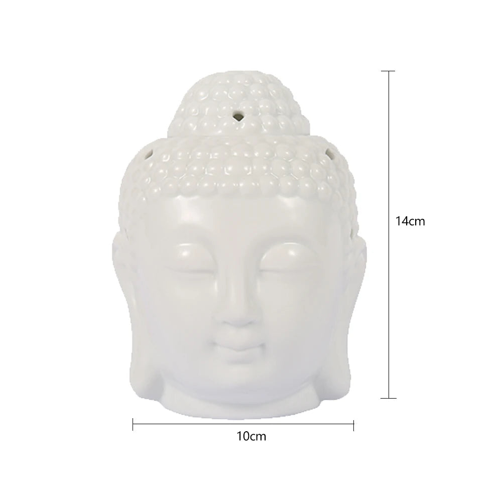 Buddha Head Essential Oil Burner & Candle Holder