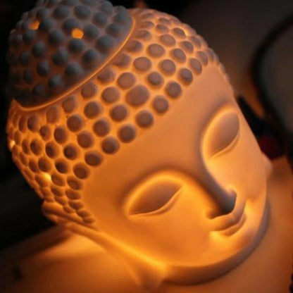 Buddha Head Essential Oil Burner & Candle Holder