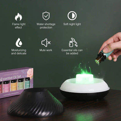 Volcanic USB Aroma Diffuser Essential Oil Lamp 130ml