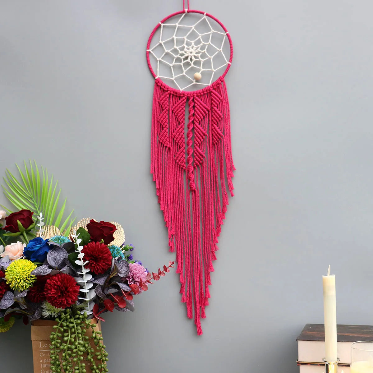 Dream Catchers Boho Macrame Handmade Wall Hangings Decor