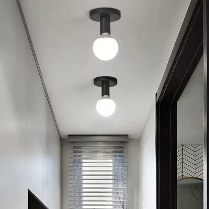 Minimalist Black E27 Ceiling Light