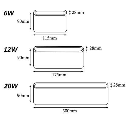 LED Outdoor Waterproof IP65 Wall Light