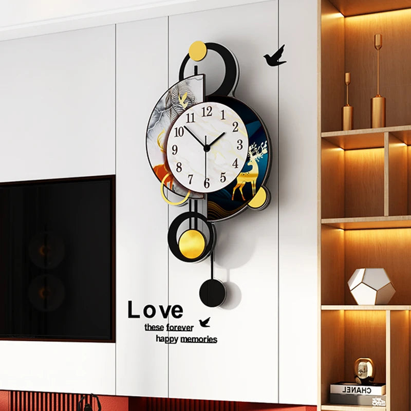 Modern Living Room Wall Clock Decorative