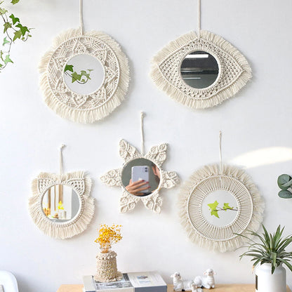 Macrame Mirror Wall Decoration