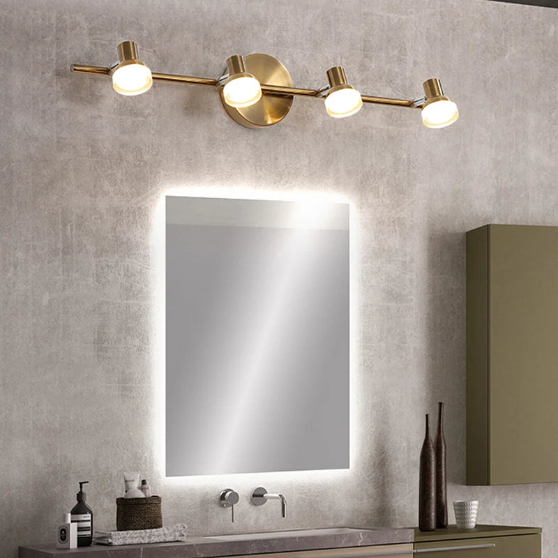 Modern LED Wall Lamp Mirror Headlight