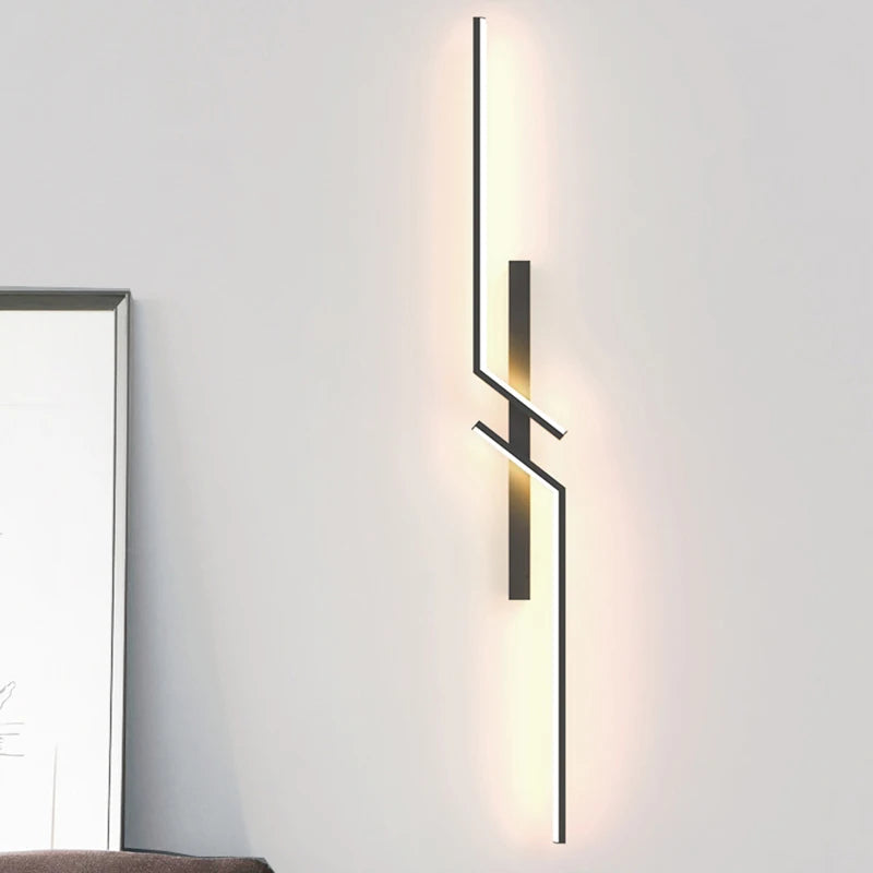 Modern LED Wall Lamp Long Bar Scone Home Decor