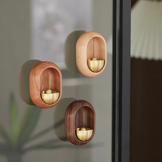 Japanese Wooden Wind Chimes Wireless  Doorbell