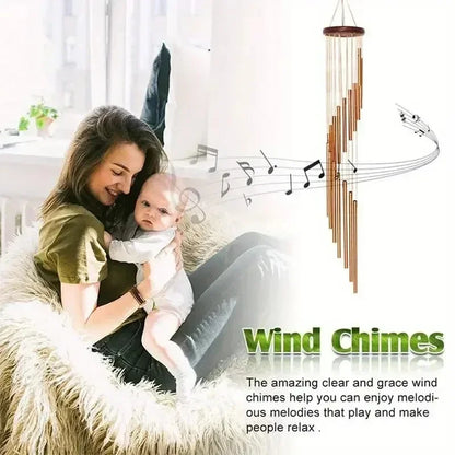 Gold/silver Tubes Aluminum Alloy Wind Chimes