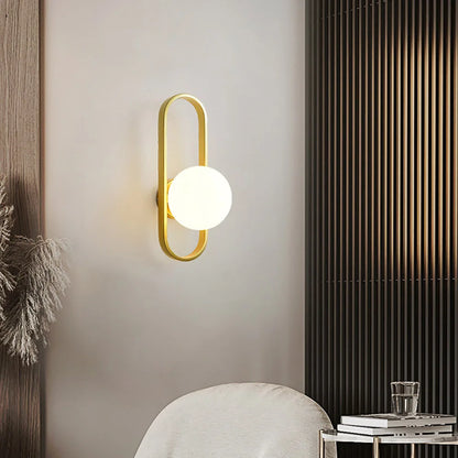 Modern LED Golden Upholstery Light