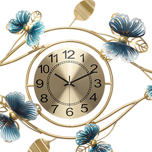 Metal Modern Living Quiet Wall Clock