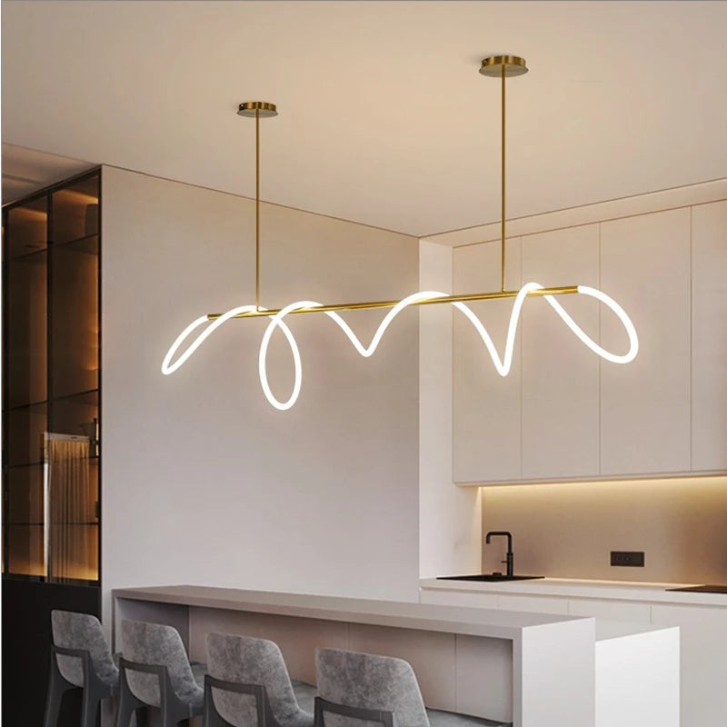 Modern Long Hose Led Ceiling Chandelier