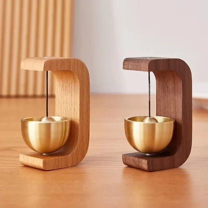 Japanese Wooden Wind Chimes Wireless  Doorbell