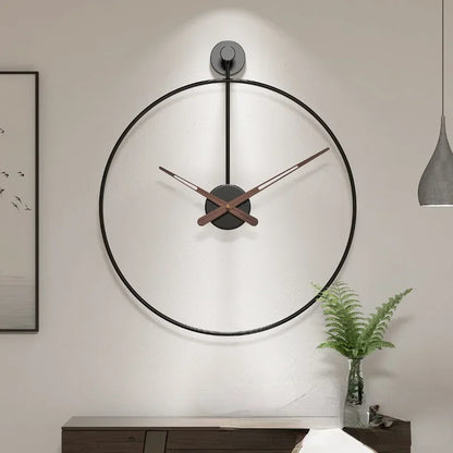 Luxury Kitchen Round Minimalist Wall Clock