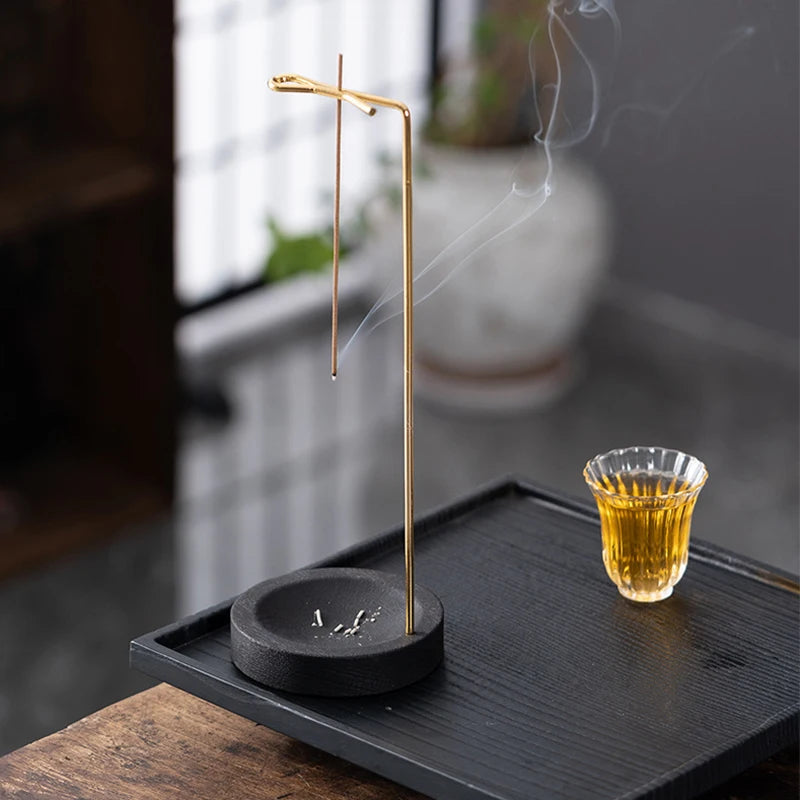 Wooden Incense Holder Stand Upside Down