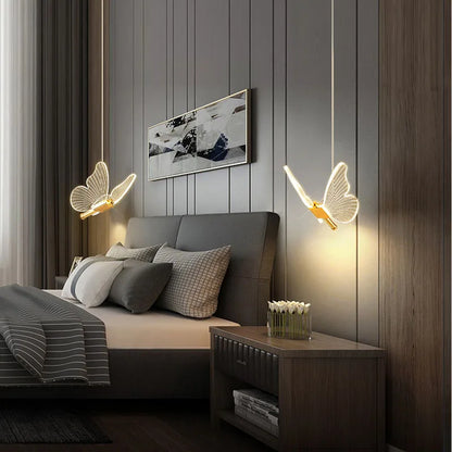 Butterfly Hanging Lustre LED Pendant Light