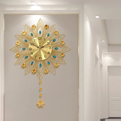 Large Gold Wall Clocks Pendulum