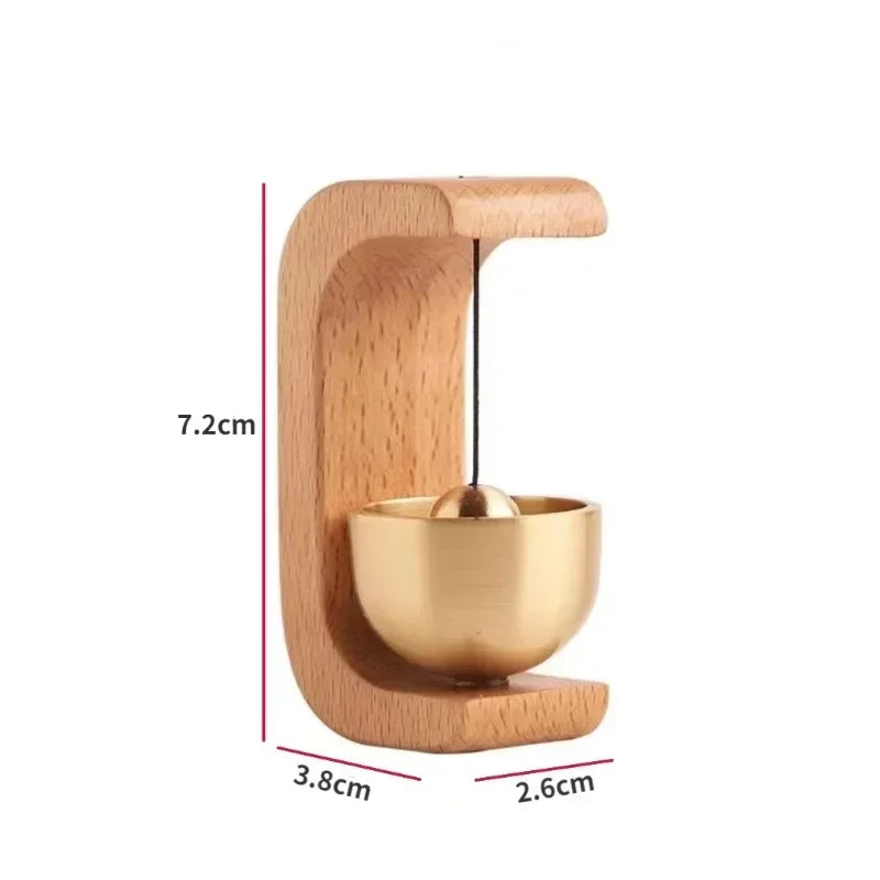 Japanese Wooden Wind Chimes Wireless  Doorbell