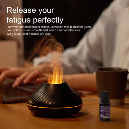 Volcanic USB Aroma Diffuser Essential Oil Lamp 130ml