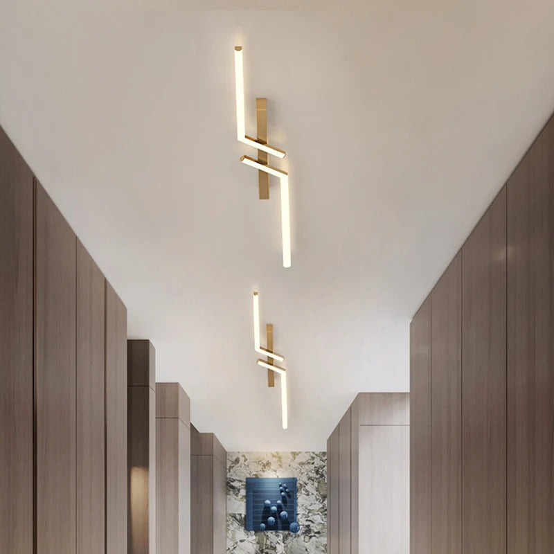 Modern LED Line Ceiling Lamp