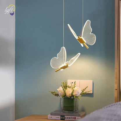 Butterfly Hanging Lustre LED Pendant Light